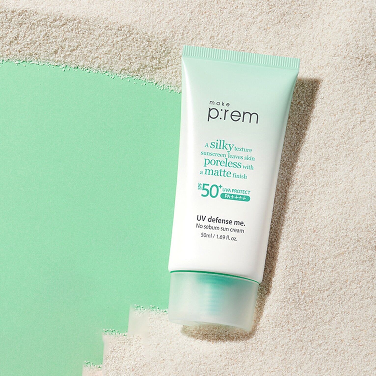 UV Defense Me. No Sebum Sun Cream SPF50+ PA++++ 50ml, make p:rem make p:rem Sun Cream