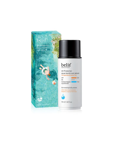 UV Protector Aqua Bomb Sun Serum SPF50+ PA++++ 50ml (Summer Edition), belif