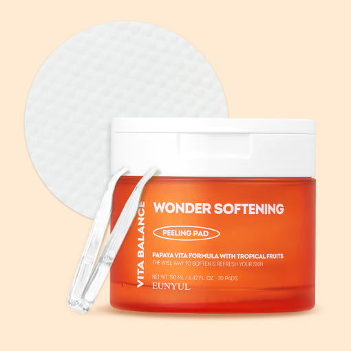 VITA BALANCE WONDER SOFTENING Peeling Pad 70 Pads/190ml, EUNYUL EUNYUL Peeling Pad