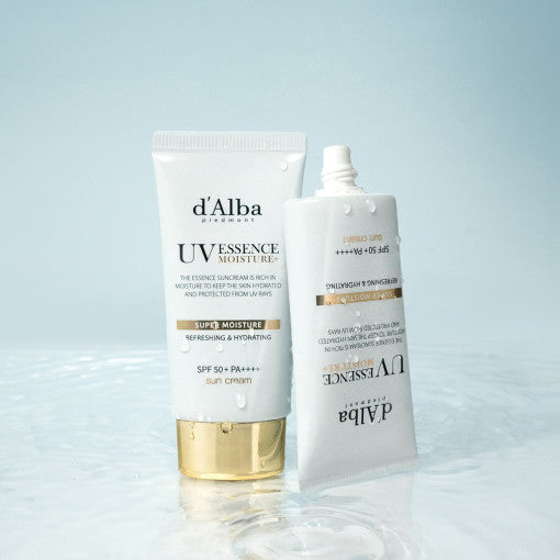 Vegan Super Moisture Essence Sun Cream SPF 50+ PA++++ 50ml, d'Alba d'Alba Sunscreen