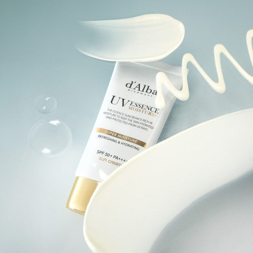 Vegan Super Moisture Essence Sun Cream SPF 50+ PA++++ 50ml, d'Alba d'Alba Sunscreen