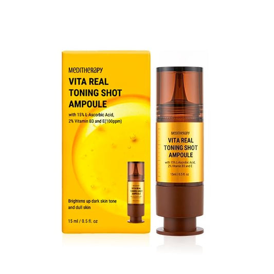 Vita Real Toning Shot Ampoule 15ml, MEDITHERAPY MEDITHERAPY Ampoule