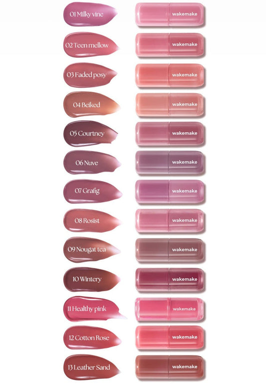 Waterful Glow Tint 4.6g (13colors), WAKEMAKE WAKEMAKE Lip Tint