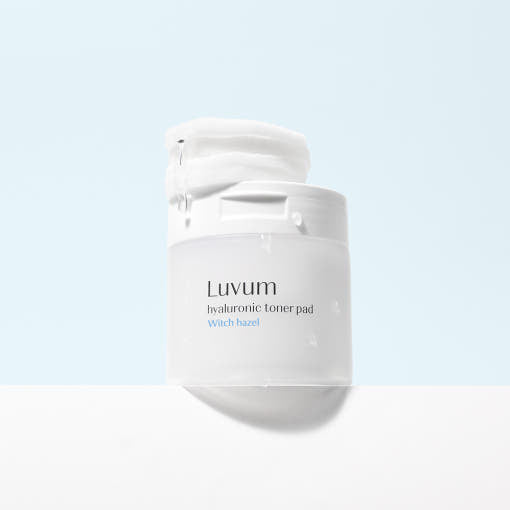 Witch Hazel Hyaluronic Toner Pad 130ml (60pcs), Luvum Luvum Toner Pad