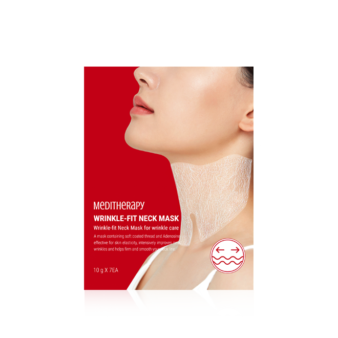 Wrinkle-Fit Neck Mask 10g X 7ea, MEDITHERAPY