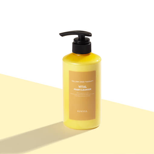 YELLOW SEED THERAPY Vital Foam Cleanser 500ml, EUNYUL EUNYUL Cleansing Foam