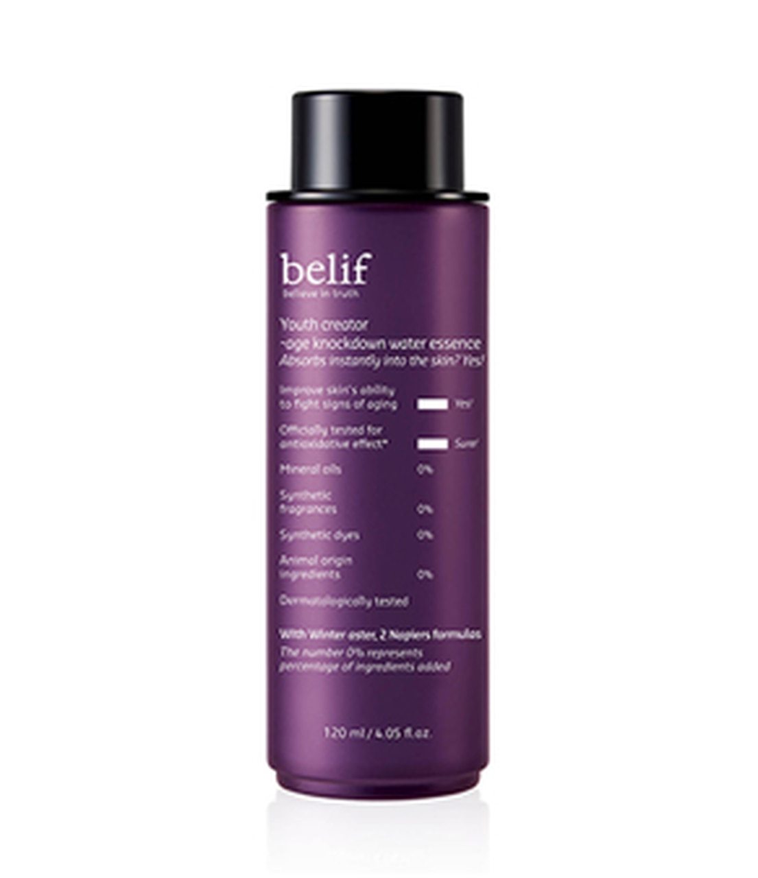 Youth Creator - Age Knockdown Water Essence 120ml, belif