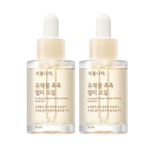 Yuchae Flower Honey Watery Multi Oil 30ml+30ml, Shingmulnara Shingmulnara Facial Oil