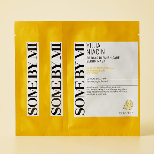 Yuja Niacin Blemish Care Serum Mask 25g*10ea, SOME BY MI SOME BY MI Sheet Mask