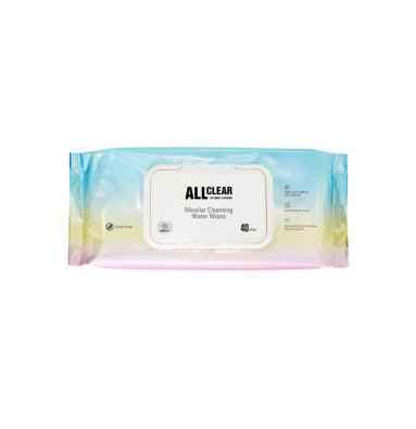 All Clear Micellar Cleansing Water Wipes 40 sheets, THE FACE SHOP THE FACE SHOP Cleansing Tissue
