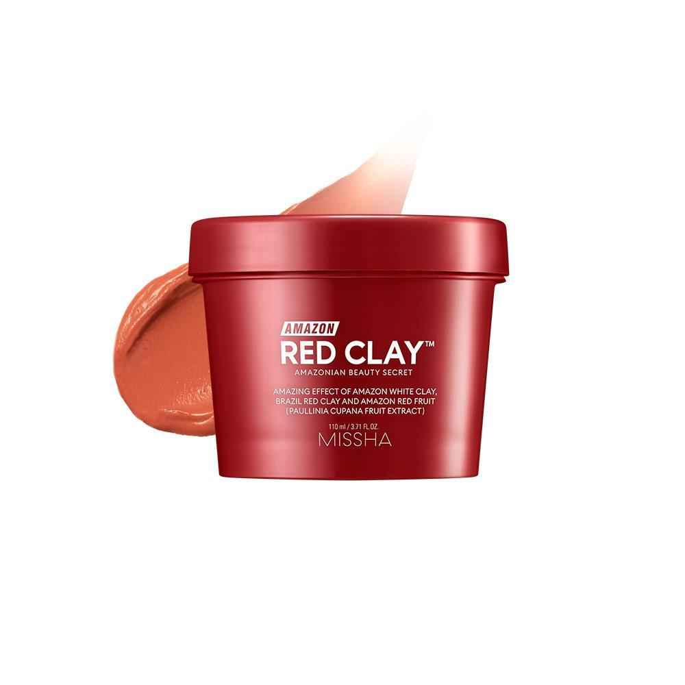 Amazon Red Clay Pore Mask 110ml, Missha Missha Clay Masks