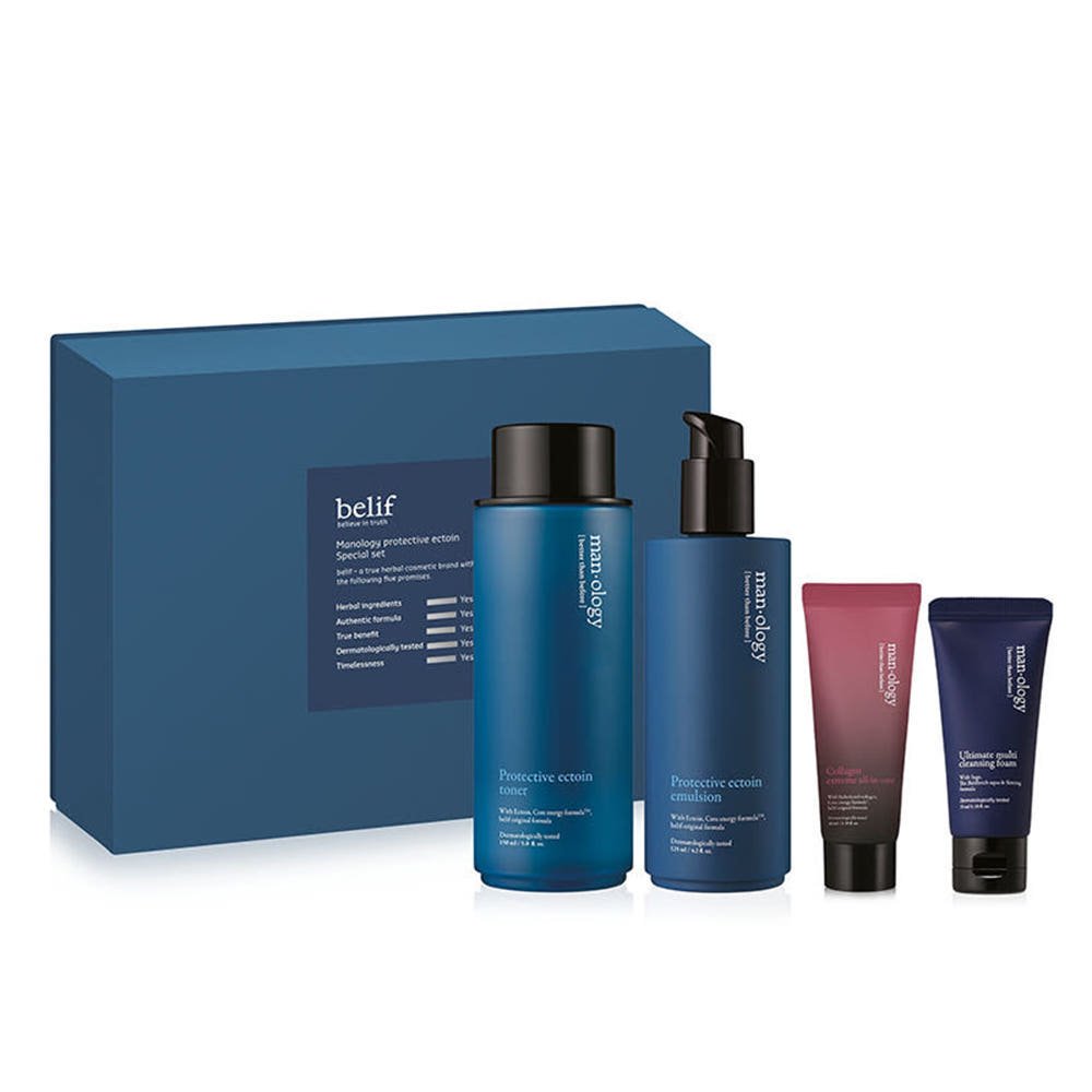 belif Manology Protective Ectoin Basic Skincare SET (Toner 150ml + Emulsion 125ml)
