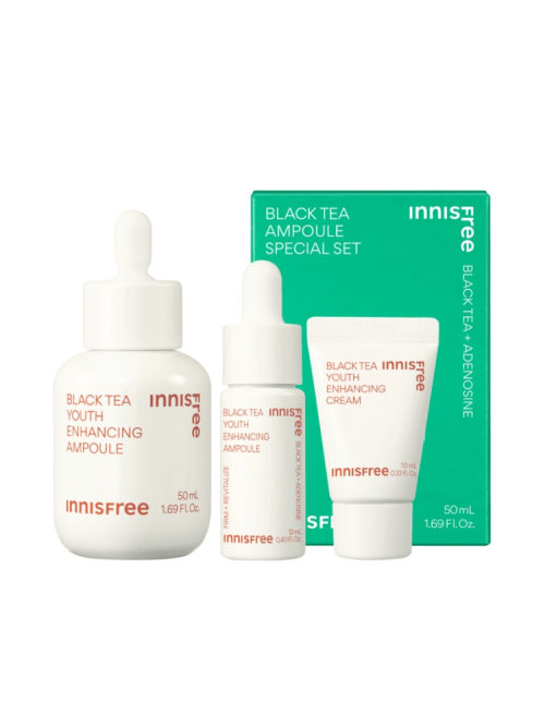 Black Tea Youth Enhancing Ampoule Special Set, Innisfree Innisfree Skincare Set
