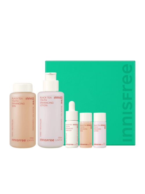 Black Tea Youth Enhancing Skincare Set, Innisfree Innisfree Skincare SET