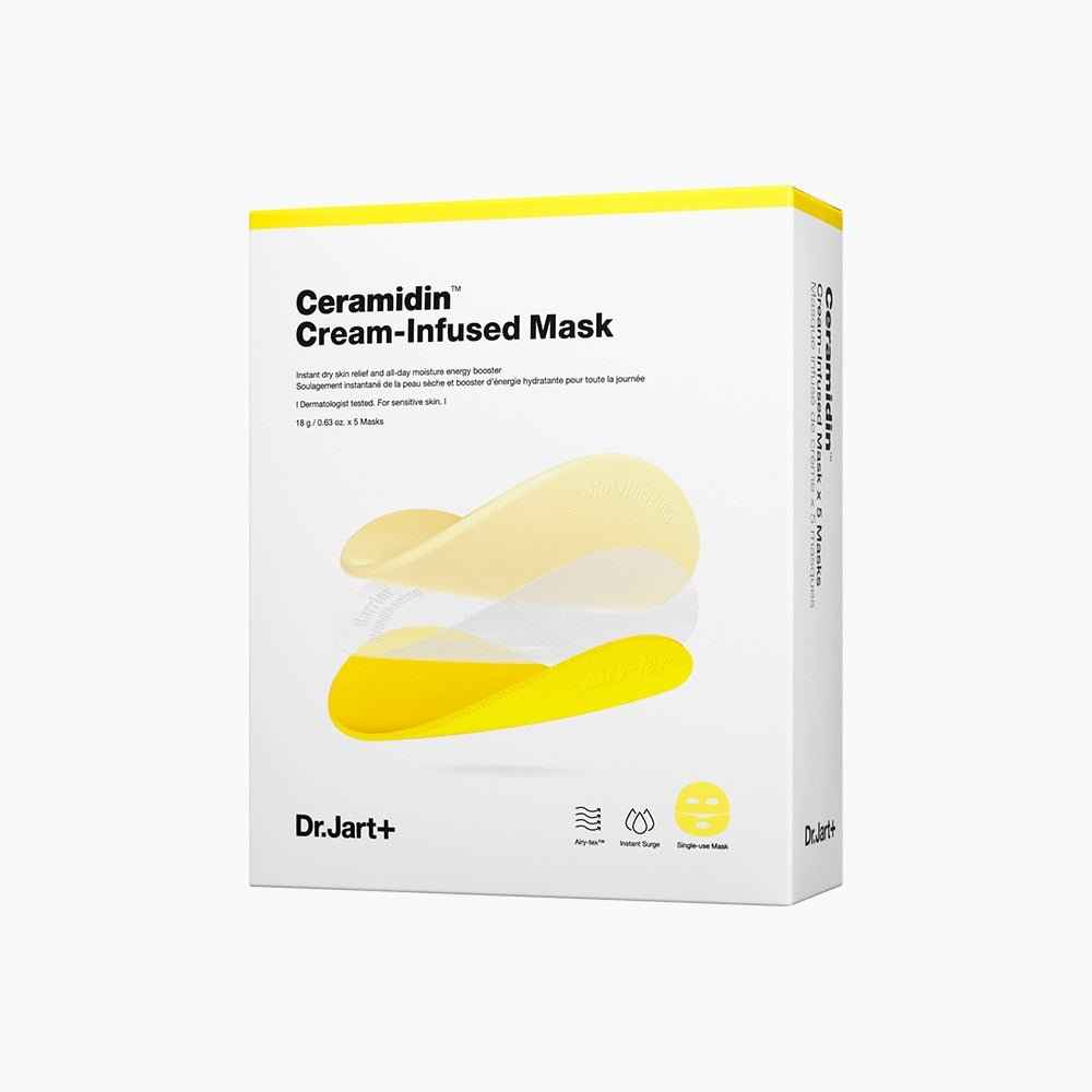 Ceramidin Cream-Infused Mask 18g X 5ea, Dr.Jart+ Dr.Jart+ Sheet Mask