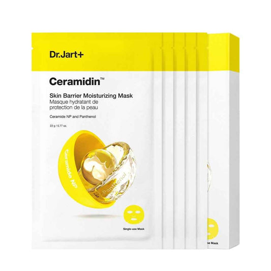 Ceramidin Skin Barrier Moisturizing Mask 22g X 5ea, Dr.Jart+ Dr.Jart+ Sheet Mask