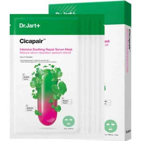 CICAPAIR™ SENSITIVE SKIN SERUM FACE MASK FOR REDNESS (5 Sheets), Dr.Jart+ Dr.Jart+ Sheet Mask
