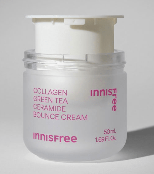 Collagen Green Tea Ceramide Bounce Cream 50ml (Refill), Innisfree Innisfree Face Cream