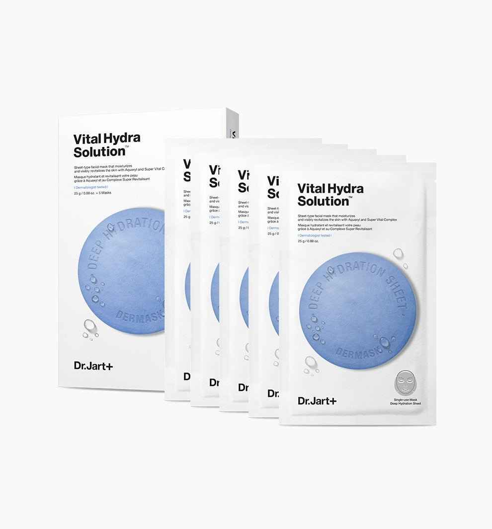 Dermask Vital Hydra Solution Value Pack 25g X 5ea, Dr.Jart+ Dr.Jart+ Sheet Mask