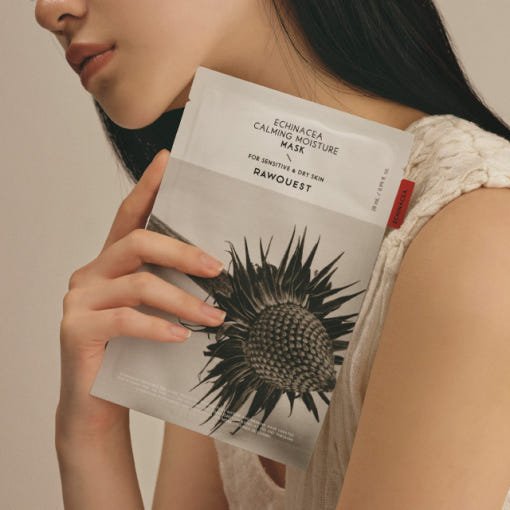 Echinacea Calming Moisture Mask 28mlX5ea, RAWQUEST RAWQUEST Sheet Mask
