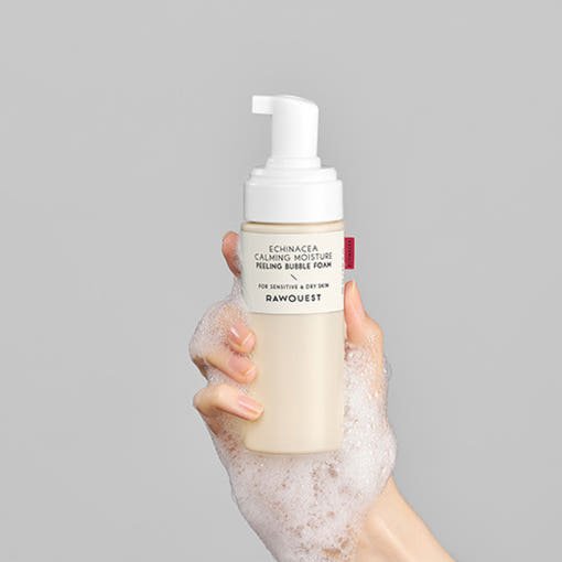 Echinacea Calming Moisture Peeling Bubble Foam 50ml, RAWQUEST RAWQUEST Cleansing Foam