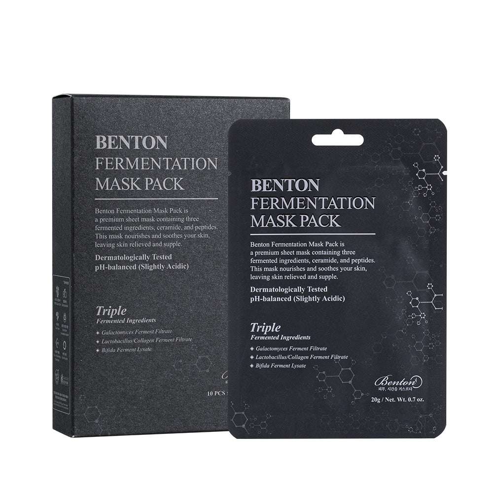 Fermentation Mask Pack 20g x 10ea, Benton Benton Sheet Mask