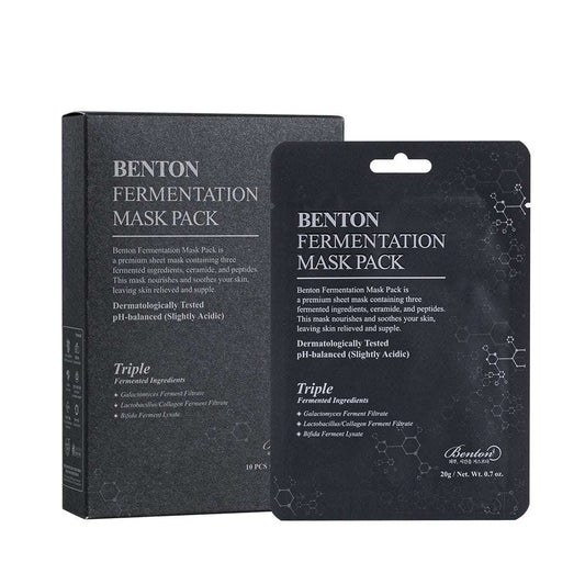 Fermentation Mask Pack 20g x 10ea, Benton Benton Sheet Mask