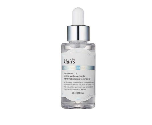 Freshly Juiced Vitamin Drop, 5% Hypoallergenic pure vitamin C serum, 35ml, 1.18oz | a potent skin rejuvenator, KLAIRS KLAIRS Brightening Serum