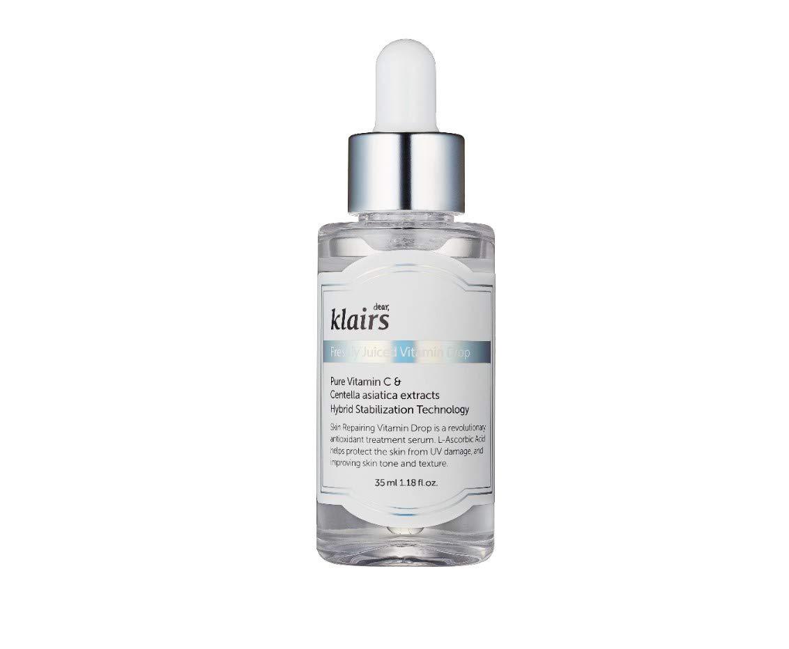 Freshly Juiced Vitamin Drop, 5% Hypoallergenic pure vitamin C serum, 35ml, 1.18oz | a potent skin rejuvenator, KLAIRS KLAIRS Brightening Serum