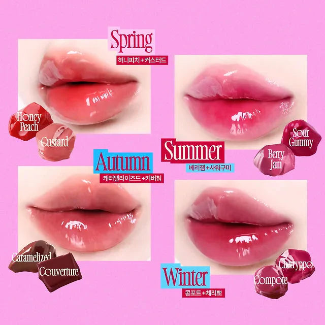 fwee Pure Lip & Cheek Jelly Pot Duo (Keyring Mirror)-1
