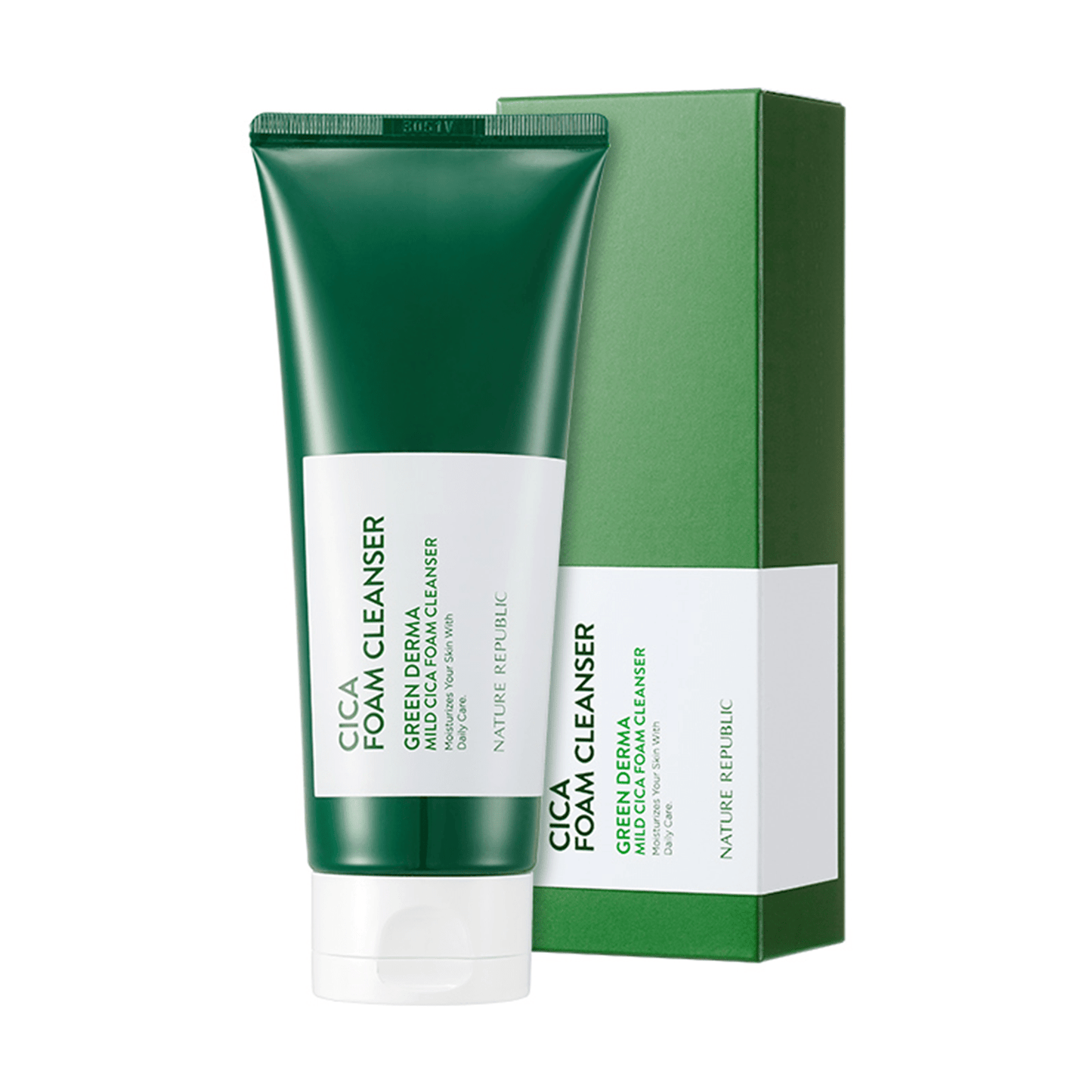 Green Derma Mild Cica Foam Cleanser 150ml, NATURE REPUBLIC NATURE REPUBLIC Cleansing Foam