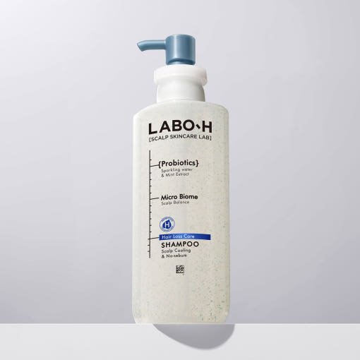 Hair Loss Care Scalp Cooling & No Sebum Shampoo 400ml, LABO-H LABO-H Shampoo