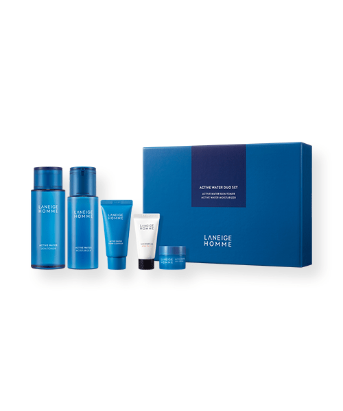 HOMME Active Water Duo Set, Laneige Laneige Skincare Set for Men