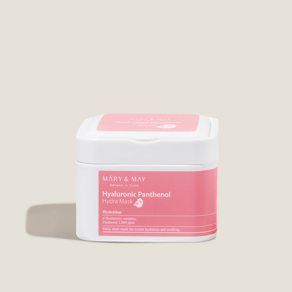 Hyaluronic Panthenol Hydra Mask 400g (30ea), MARY & MAY MARY & MAY Facial Mask