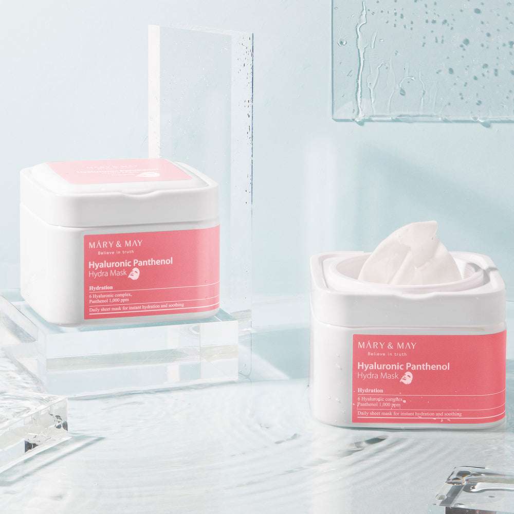 Hyaluronic Panthenol Hydra Mask 400g (30ea), MARY & MAY MARY & MAY Facial Mask