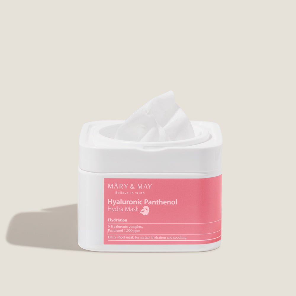 Hyaluronic Panthenol Hydra Mask 400g (30ea), MARY & MAY MARY & MAY Facial Mask