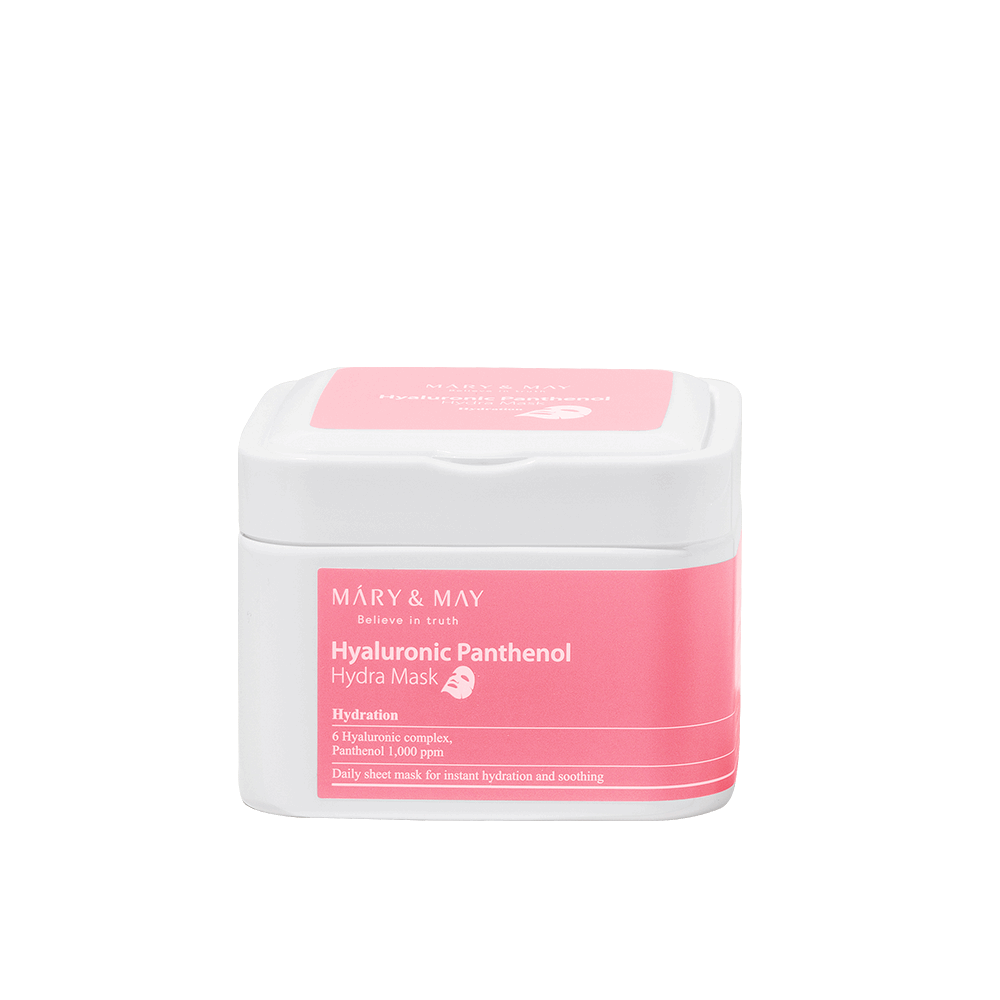 Hyaluronic Panthenol Hydra Mask 400g (30ea), MARY & MAY MARY & MAY Facial Mask