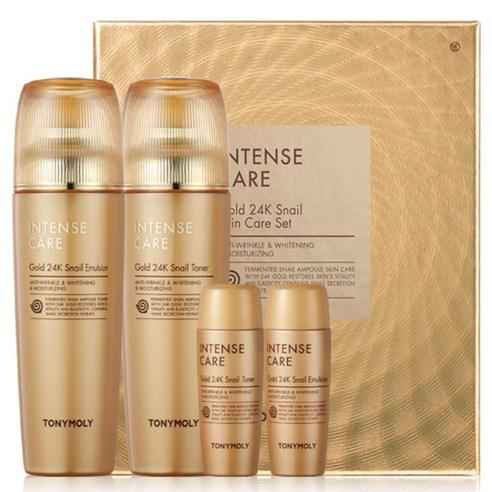 Intense Care Gold 24K Snail 2 Set, TONYMOLY TONYMOLY Skincare Set