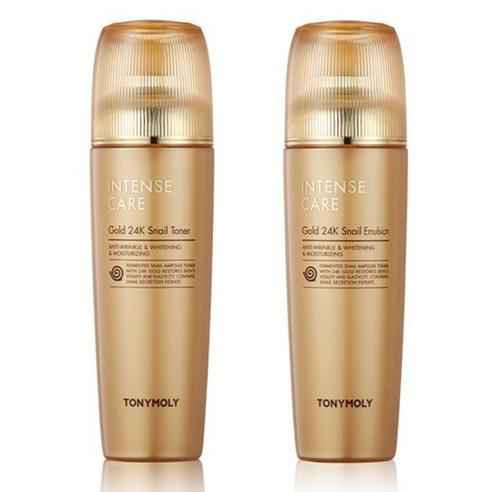 Intense Care Gold 24K Snail 2 Set, TONYMOLY TONYMOLY Skincare Set