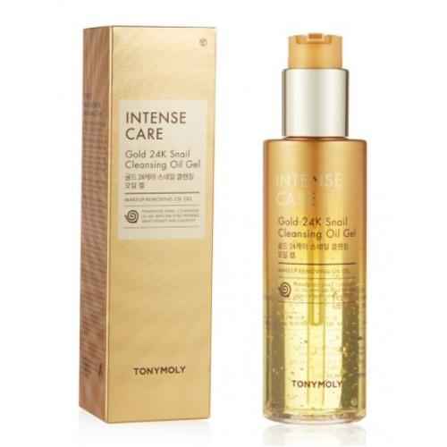 Intense Care Gold 24k Snail Cleansing Oil Gel 190ml, TONYMOLY TONYMOLY Cleansing Oil