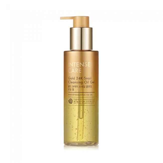 Intense Care Gold 24k Snail Cleansing Oil Gel 190ml, TONYMOLY TONYMOLY Cleansing Oil