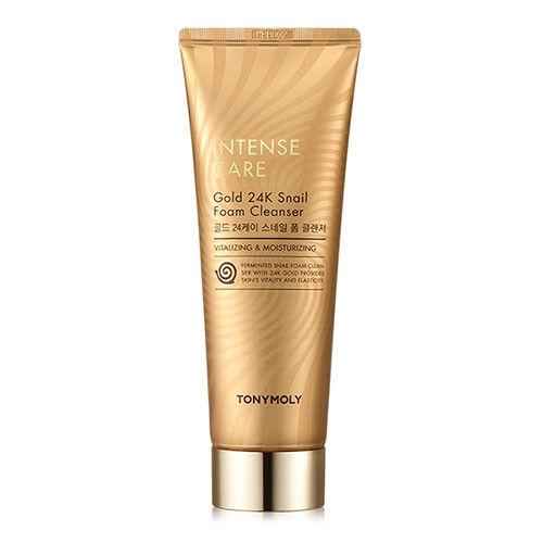 Intense Care Gold 24k Snail Foam Cleanser 150ml, TONYMOLY TONYMOLY Cleansing Foam