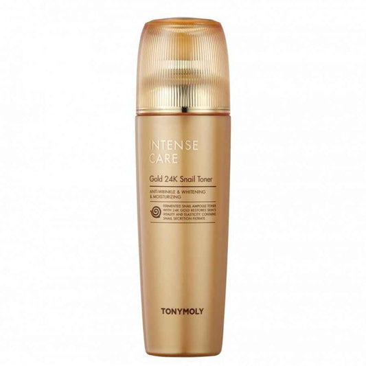 Intense Care Gold 24K Snail Toner 140ml, TONYMOLY TONYMOLY Hydrating Toner