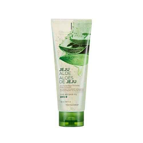 Jeju Aloe Fresh Soothing Foam Cleanser 150ml, THE FACE SHOP THE FACE SHOP Cleansing Foam
