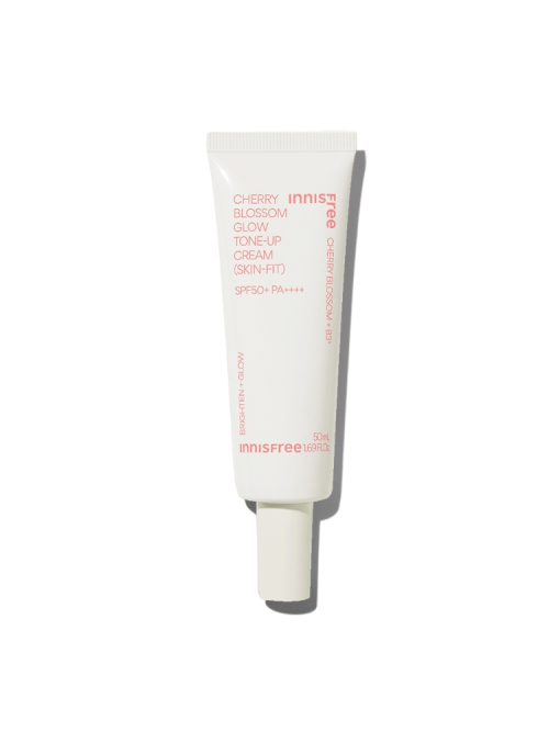 Jeju Cherry Blossom Tone-Up Cream(Skin-Fit) 50ml SPF50+ PA++++, Innisfree Innisfree Tone Up Cream