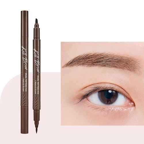 Kill Brow Dual Tattoo Pen & Remover Pen Set (3 Colors), CLIO CLIO Eyebrow Color