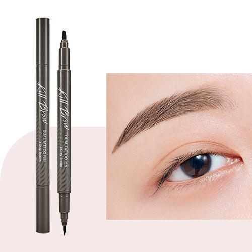 Kill Brow Dual Tattoo Pen & Remover Pen Set (3 Colors), CLIO CLIO Eyebrow Color