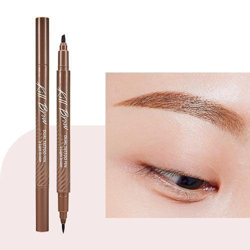 Kill Brow Dual Tattoo Pen & Remover Pen Set (3 Colors), CLIO CLIO Eyebrow Color