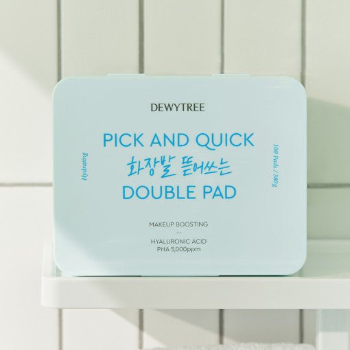 Makeup Boosting Double Pad 380g(100 Pads), DEWYTREE DEWYTREE Toner Pad