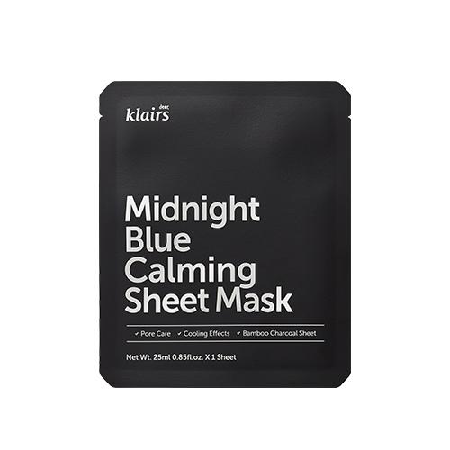 Midnight Blue Calming Sheet Mask 25mL x 5ea, KLAIRS KLAIRS Sheet Mask
